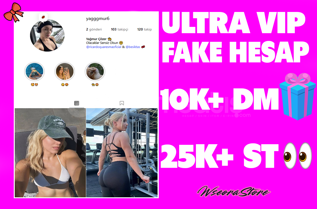 ✅ULTRA VİP KIZ HESABI + 25K ST + 10K DM ✅ULTRA VİP KIZ HESABI + 25K ST + 10K DM