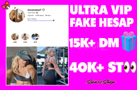 ✅ULTRA VİP KIZ HESABI + 40K ST + 15K DM