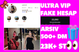 ✅ULTRA VİP KIZ HESABI + ARŞİV + 23K ST