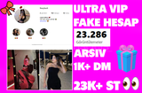 ✅ULTRA VİP KIZ HESABI + ARŞİV + 23K ST