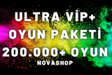 Ultra Vip+ Oyun Paketi 200.000+ Oyun