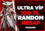 ⭐[ULTRA VIP] PUBG 100 TL RANDOM HESAP 