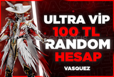 ⭐ [ULTRA VIP] PUBG 100 TL RANDOM HESAP 