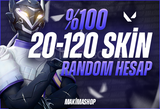 ⭐️[ULTRAVİP] %100 20-120 SKİN RANDOM HESAP