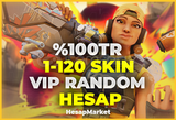 ⭐️[ULTRAVİP] %100 1-120 SKİN RANDOM HESAP⭐️