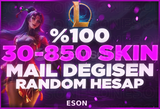 ⭐️[ULTRAVİP] %100 30-850 SKİN MAİL DEĞİŞEN⭐️