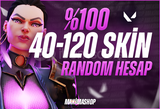 ⭐️[ULTRAVİP] %100 40-120 SKİN RANDOM HESAP⭐️