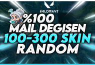 ⭐️[MAİL DEGİSEN] %100 100-300 SKİN HESAP⭐️
