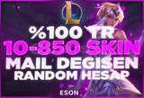 ⭐️[ULTRAVİP] %100 TR/EUW 10-850 SKİN ⭐️