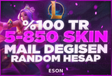 ⭐️[ULTRAVİP] %100 TR/EUW 5-850 SKİN ⭐️