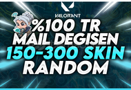 ⭐️[MAİL DEGİSEN] %100 TR 150-300 SKİN HESAP