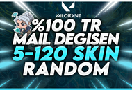 ⭐️[MAİL DEGİSEN] %100 TR 5-120 SKİN⭐️
