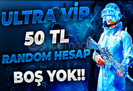 ⭐|ULTRAVİP| 50TL PUBG RANDOM HESAP UVİP⭐