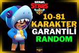 ⭐[ULTRAVİP+] BRAWL STARS RANDOM [KALİTELİ]⭐