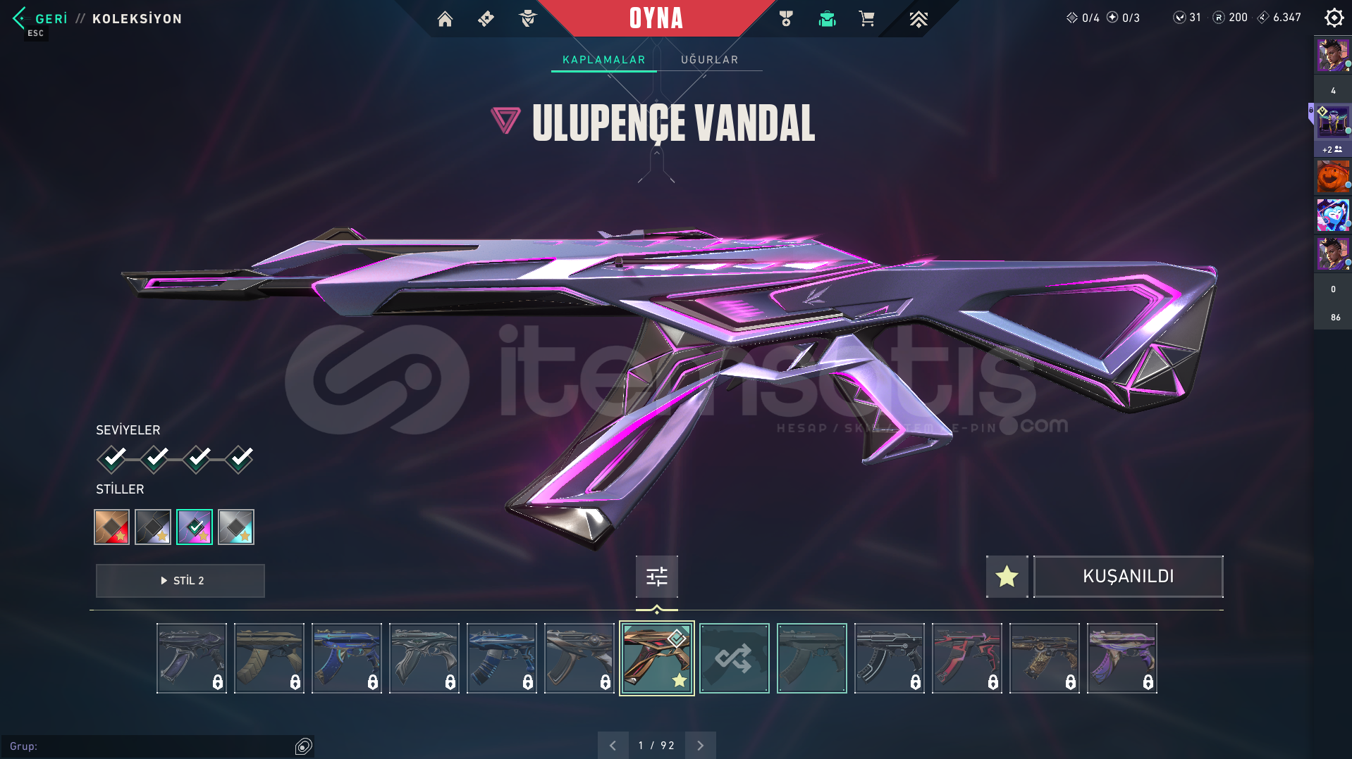 ULUPENÇE VANDAL TR KURULUM MAİLLİ HESAP ULUPENÇE VANDAL TR KURULUM MAİLLİ HESAP