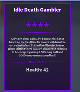 Umbra Idle Death Gambler (HEXED) Trait AUT