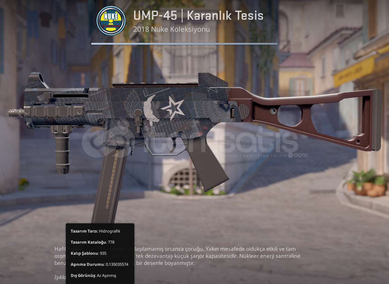 UMP-45 | Facility Dark (Minimal Wear) 0.13 UMP-45 | Facility Dark (Minimal Wear) 0.13