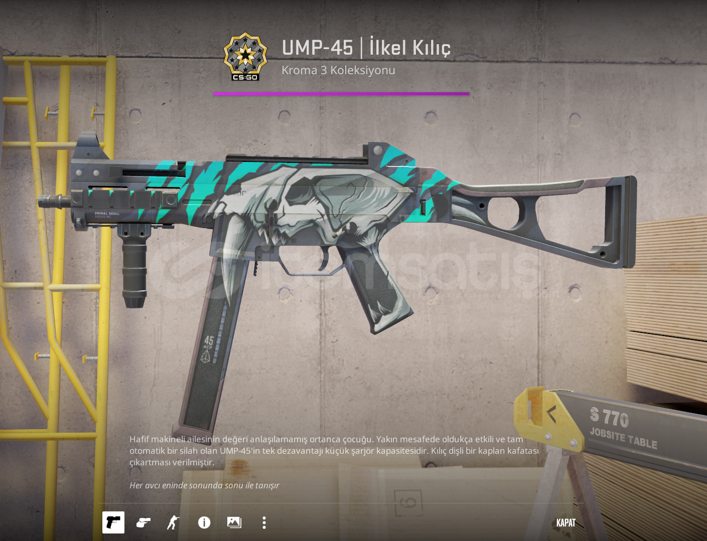 UMP-45 | Primal Saber (Field-Tested) UMP-45 | Primal Saber (Field-Tested)