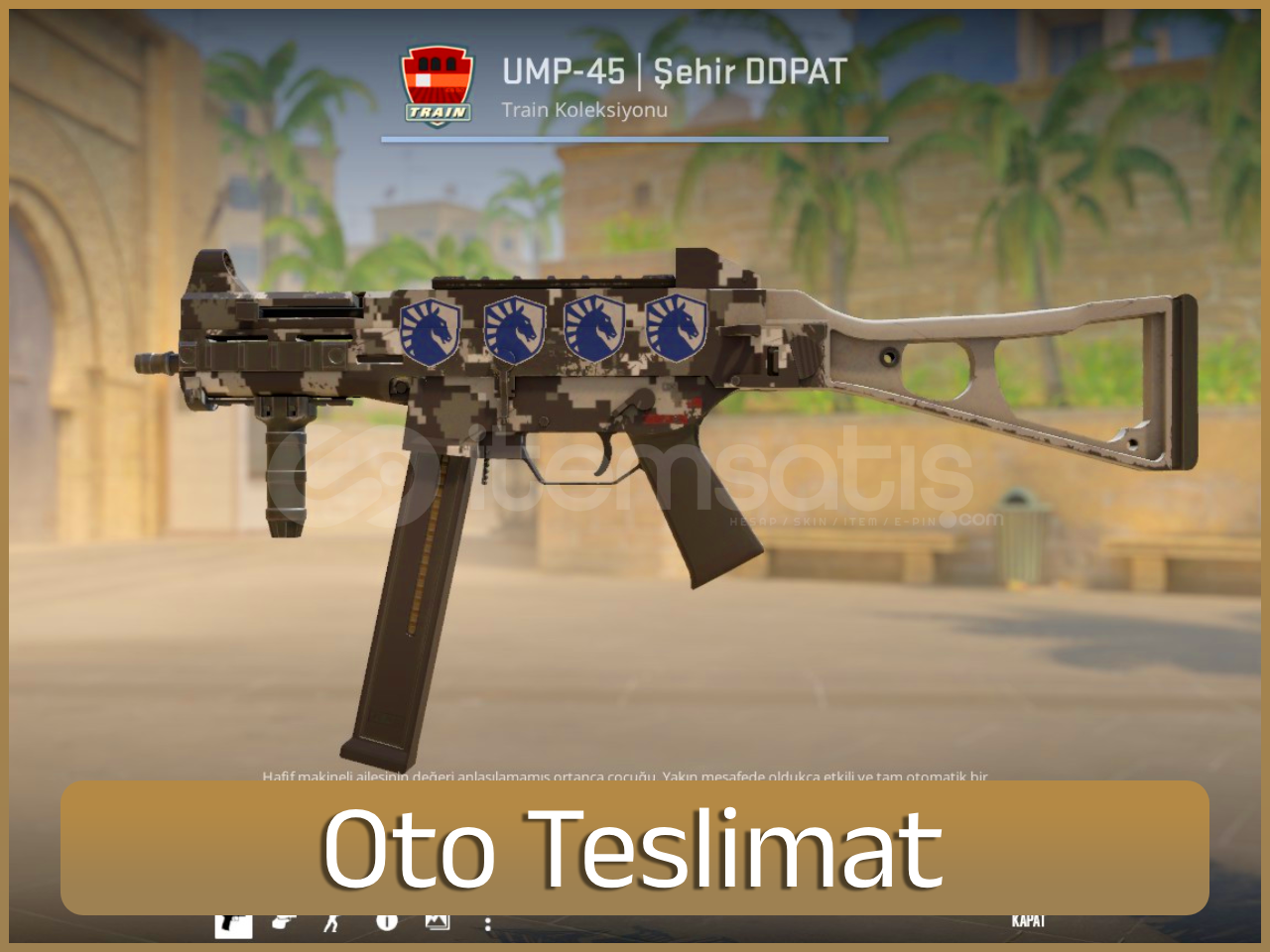 ⚡UMP-45 | Şehir DDPAT 4x Sticker ⚡UMP-45 | Şehir DDPAT 4x Sticker