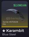 ✨Unboxing Rng Black Karambit 2k$ Hızlı Teslim✨