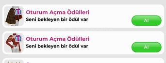 Unc etkinlik eşyaları saçlar 25 digerleri 20 