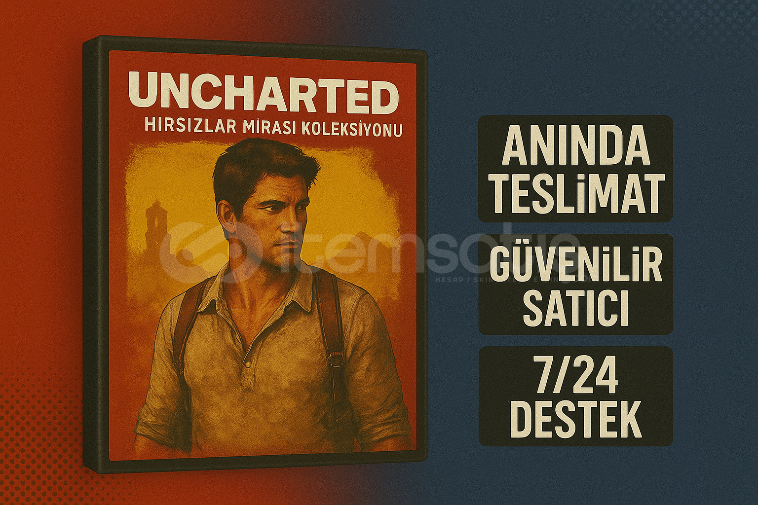 UNCHARTED™: Hırsızlar Mirası Koleksiyonu+Destek UNCHARTED™: Hırsızlar Mirası Koleksiyonu+Destek