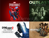 UNCHARTED+SPİDERMAN 2 +DYİNG LİGHT2+OUTLAST 