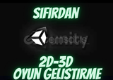 Unity C# Sıfırdan 2D&3D Oyun Geliştirme Eğitim