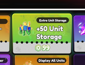 Universal Tower Defense +50 Unit Storage
