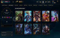 9 Kostümlü Geçen Sezon Gold Unranked