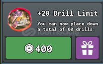 ⭐[ Untitled Drill Game ] +20 Drill Limit