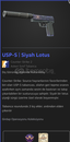 USP-S BLACK LOTUS(SİYAH LOTUS)Bedava fiyatına