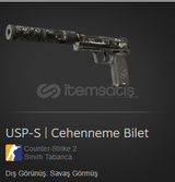 ⭐USP-S | Cehenneme Bilet / Ticket To Hell⭐