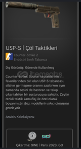 USP-S | Çöl Taktikleri 2 STİCKER