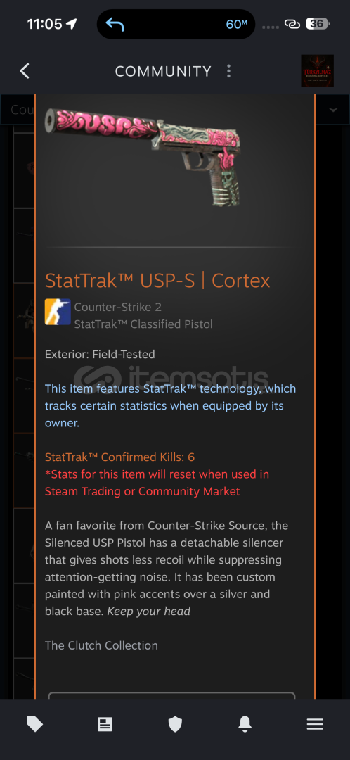 ★ USP-S CORTEX - Stattrak - FT  ★ USP-S CORTEX - Stattrak - FT
