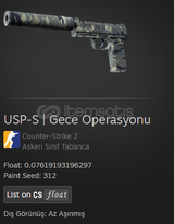 USP-S | Gece Operasyonu (AZ AŞINMIŞ)