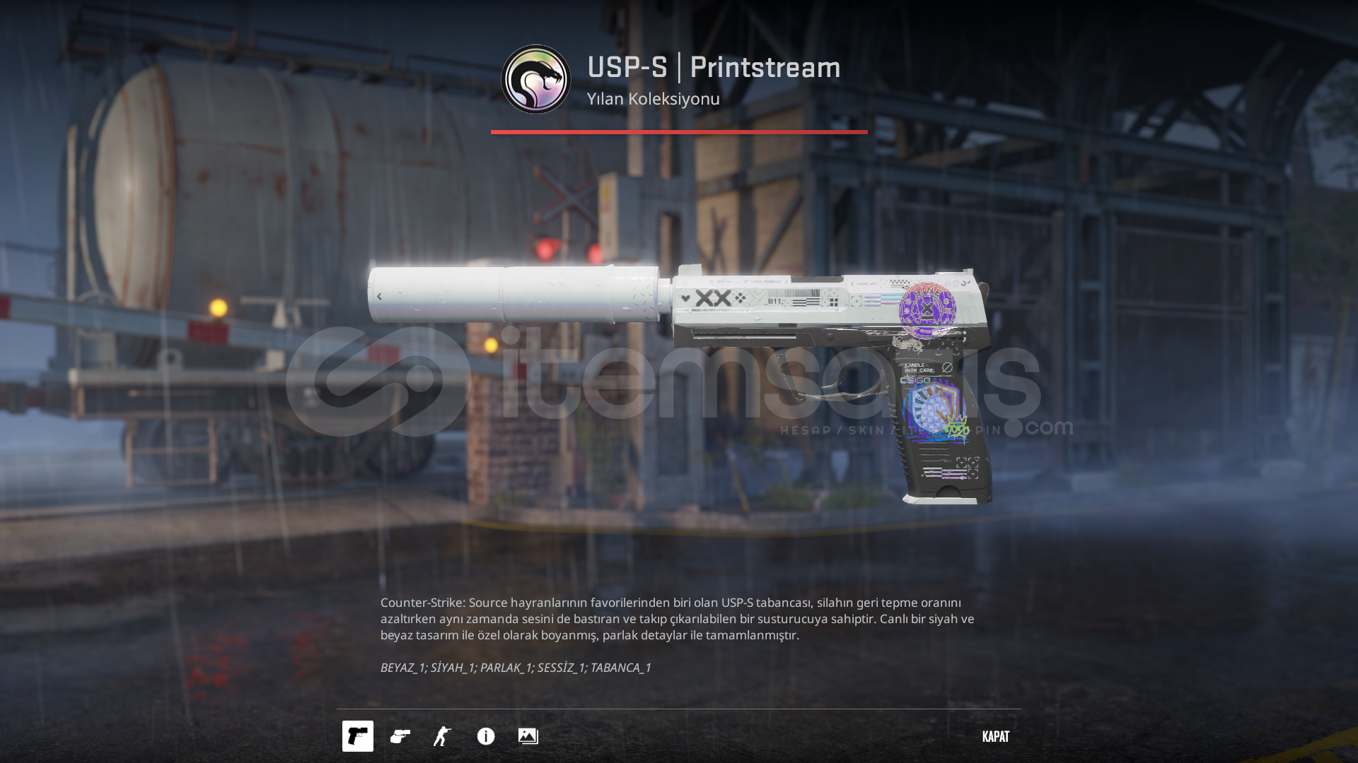 ⭐️USP-S Printstream 0.21 FLOAT (FT) 2 STİCKER⭐️ ⭐️USP-S Printstream 0.21 FLOAT (FT) 2 STİCKER⭐️
