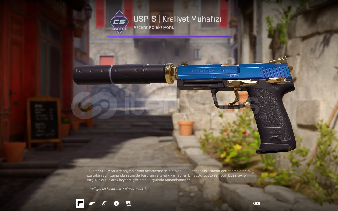 USP-S ROYAL GUARD (FIELD TESTED) DÜŞÜK FLOAT USP-S ROYAL GUARD (FIELD TESTED) DÜŞÜK FLOAT
