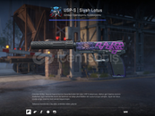 USP-S Siyah Lotus Craftlı 