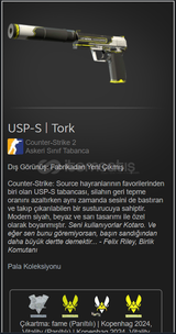 USP-S | Tork (Fabrikadan Yeni Çıkmış)