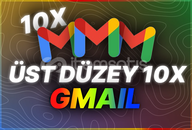 ÜST DÜZEY GMAİL ÖMÜR BOYU GARANTİ 10X