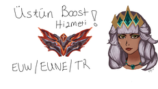 ÜSTÜN BOOST HİZMETİ EUW/TR/EUNE 7/24