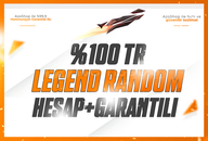 ⭐[KALITELI] %100TR LEGEND RANDOM HESAP⭐