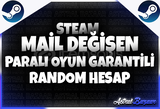 ⚡[UVİP] STEAM MAİL DEĞİŞEN RANDOM HESAP⚡