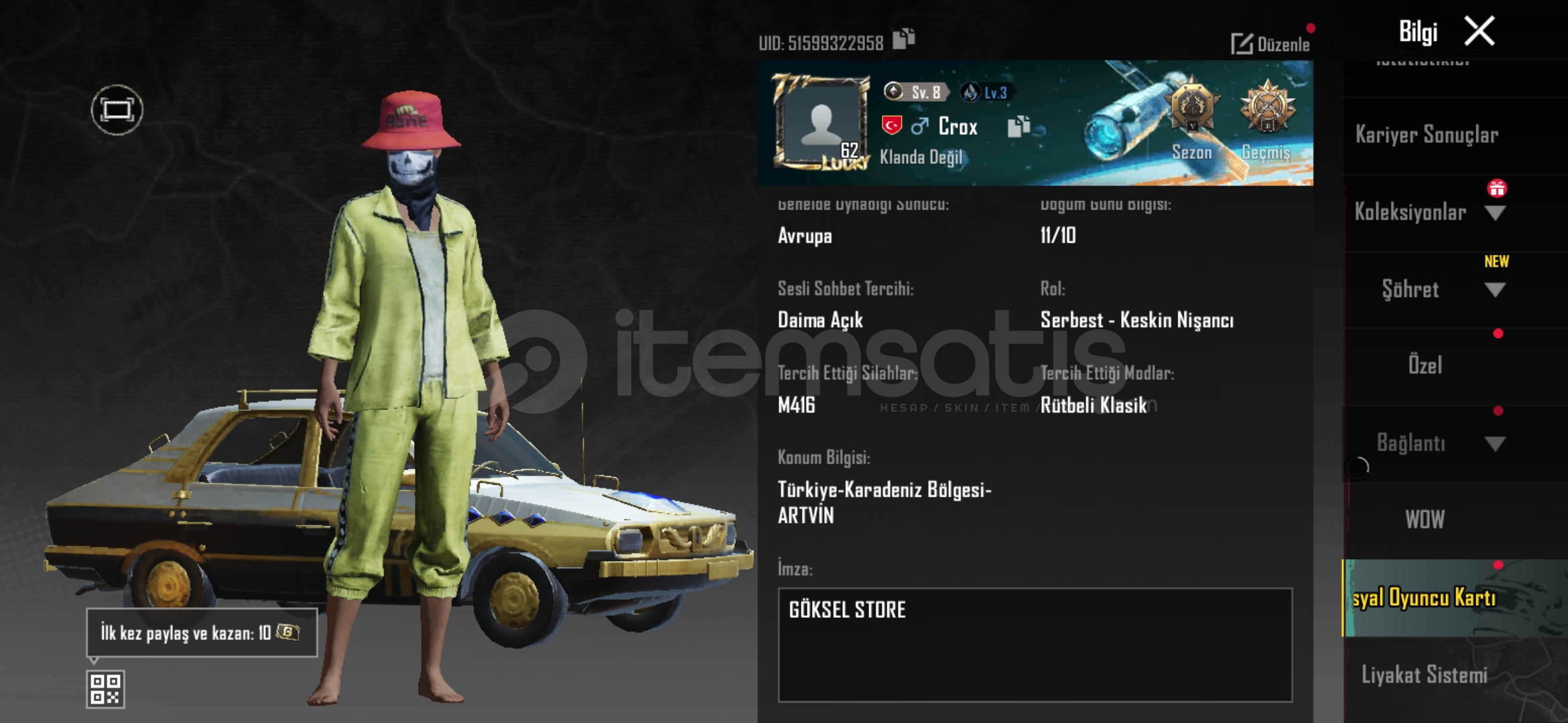 Uygun Fiyata Pubg Mobile hesap  Uygun Fiyata Pubg Mobile hesap