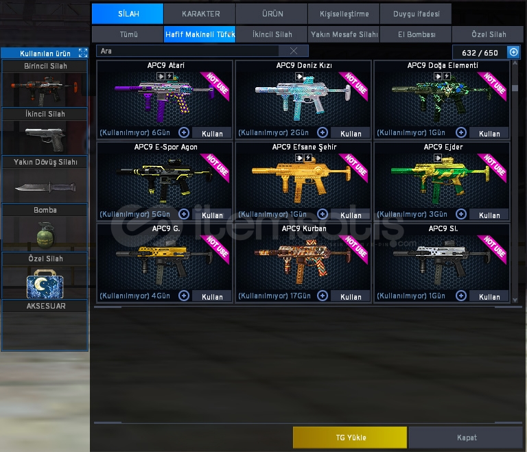 Uygun fiyatlı ful+dolu, albay` 4 kademe