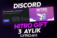 ✅ Discord Nitro 3 Ay / • En Uygun Fiyat ✅