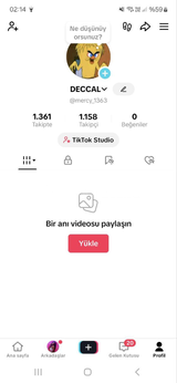 Uygun fiyatli tiktok hesabı!!!