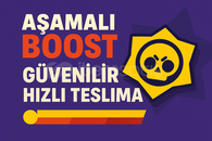 Uyguna BRAWL STARS AŞAMALI BOOST(Güvenli/Hızlı)
