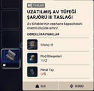 Uzatılmış av tüfeği şarjörü 3 Taslağı BluePrint